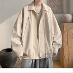 Damen Oversized Jacke mit innovativem Reißverschluss und lässigem Schnitt