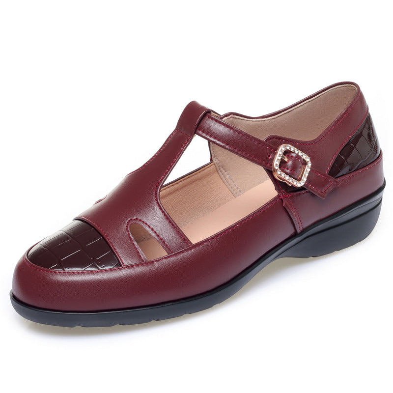 Damen Komfortable und elegante Schnürsandalen mit modischen Cut-Outs und verstellbarem Riemen R&B