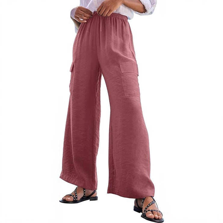 Damen Cargo-Hose aus leichtem Jersey R&B
