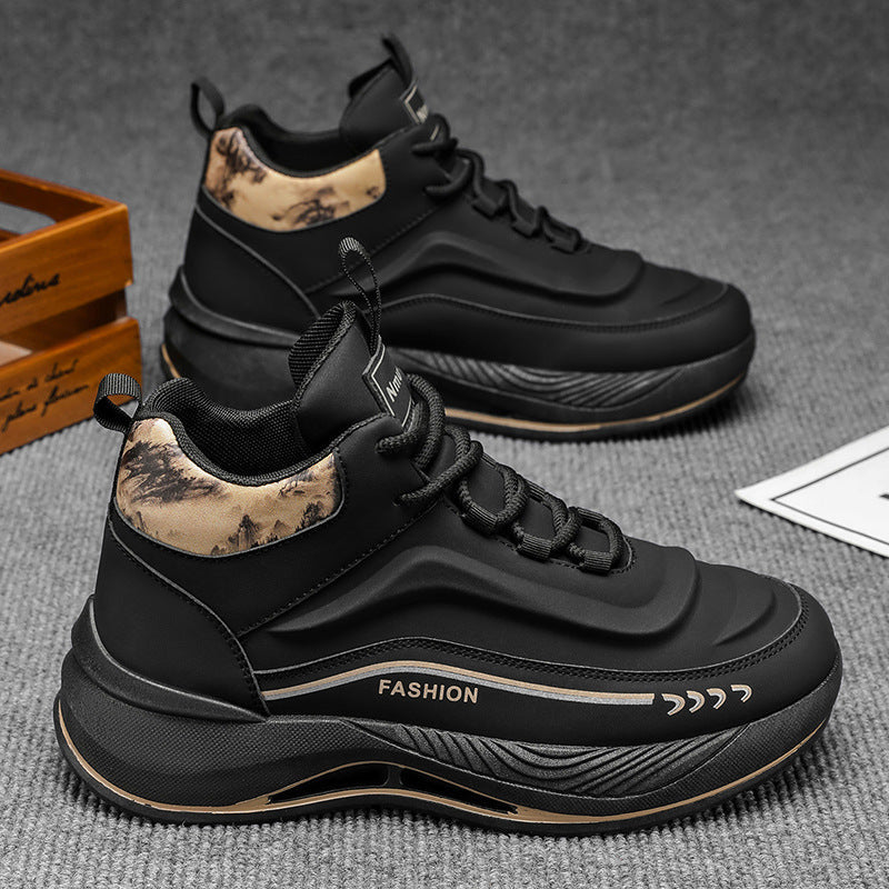 Damen Sportliche High-Top Sneakers mit rutschfester Sohle und modischem Design