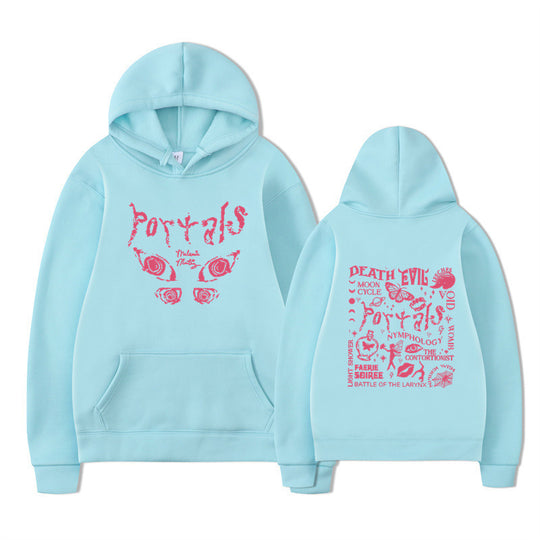 Damen Kapuzenpullover mit kreativem Motiv und bequemer Passform R&B
