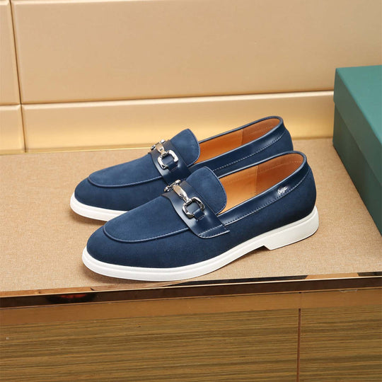 Damen Mokassin-Slipper mit modischem Zierdetail und rutschfester Sohle R&B