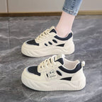 Damen Sneaker mit trendigem Plateau und atmungsaktivem Obermaterial R&B
