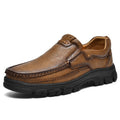 Herren Bequeme Leder Slipper mit rutschfester Sohle R&B