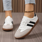Damen Sportliche Sneakers mit rutschfester Sohle und atmungsaktiver Obermaterialstruktur