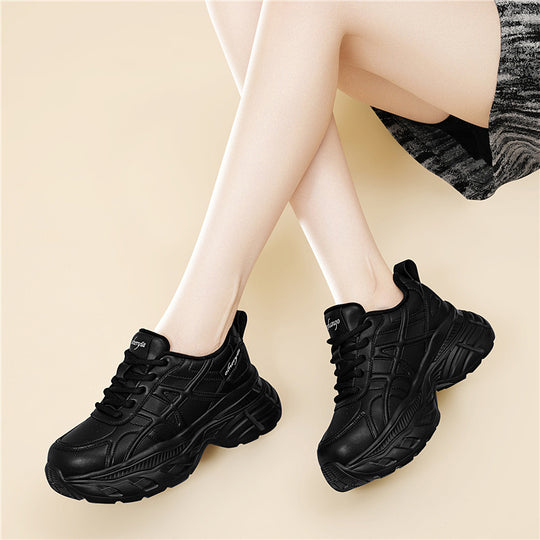 Damen Sportliche Chunky Sneakers mit gepolsterter Sohle und atmungsaktivem Obermaterial R&B