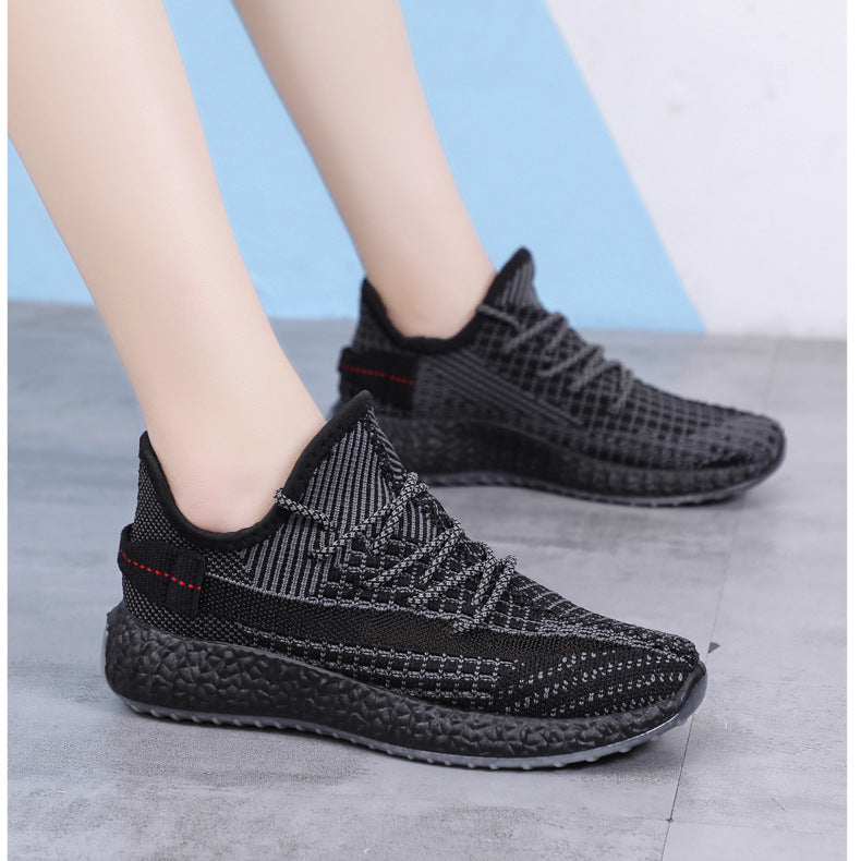 Damen atmungsaktive Sneakers mit flexiblem Obermaterial und dämpfender Sohle R&B