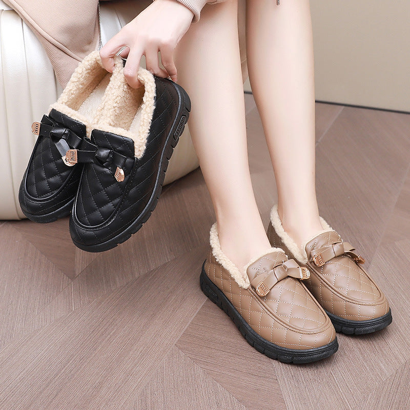 Damen Bequeme Hausschuhe mit kuscheligem Innenfutter R&B