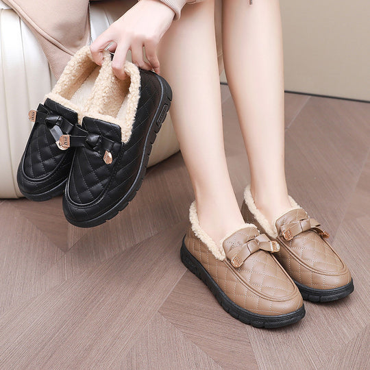 Damen Bequeme Hausschuhe mit kuscheligem Innenfutter R&B