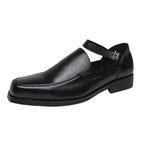 Damen Elegante Lederschuhe mit praktischem Schnallenverschluss R&B