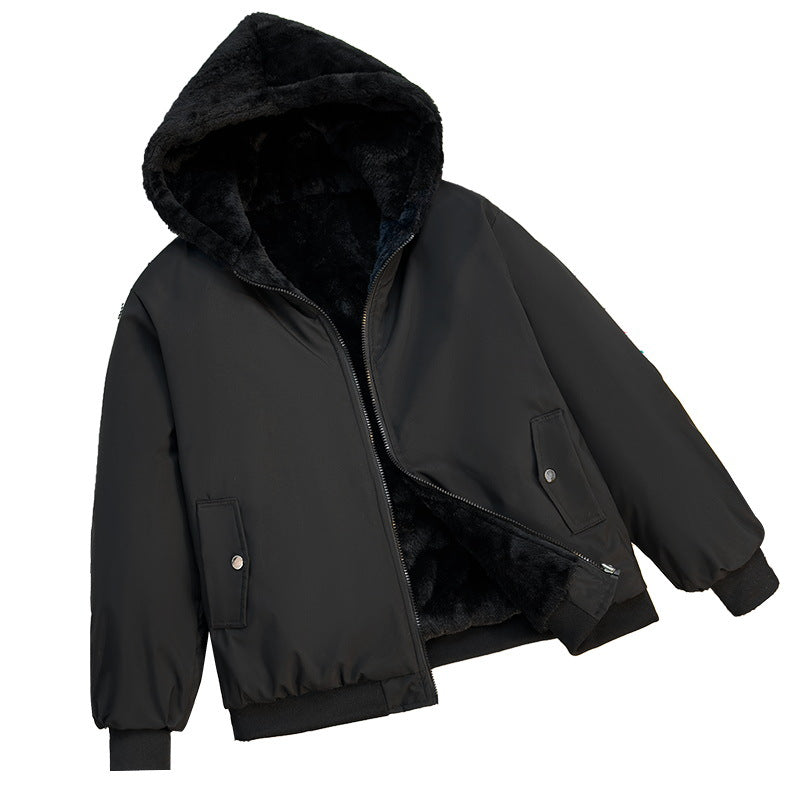 Damen Fleecegefütterte Kapuzenjacke mit Wendeoption R&B