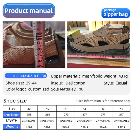 Damen Sportliche Outdoor-Sandalen mit atmungsaktivem Mesh-Obermaterial und rutschfester Sohle R&B