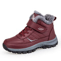 Damen isolierte Winterstiefel mit praktischem Klettverschlusssystem R&B