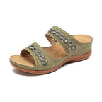 Damen Elegante Sandalen mit atmungsaktivem Obermaterial und verstellbaren Riemen R&B