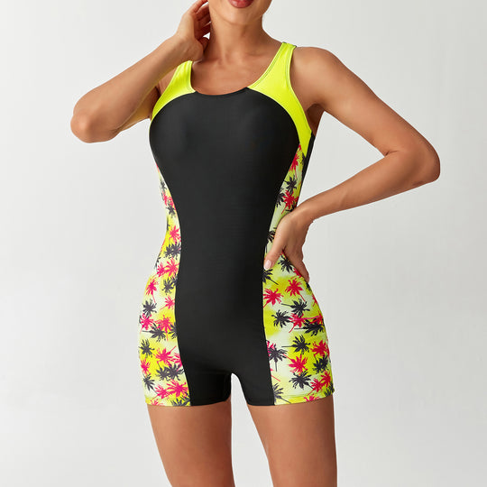 Damen Surfanzug mit floralem Design R&B