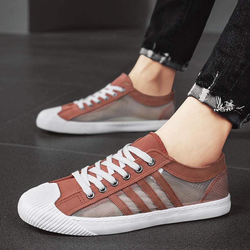 Damen Freizeit-Sneaker mit atmungsaktivem Mesh-Design und flexibler Sohle R&B