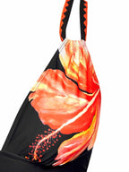 Damen Eleganter Badeanzug mit Blumenapplikationen R&B