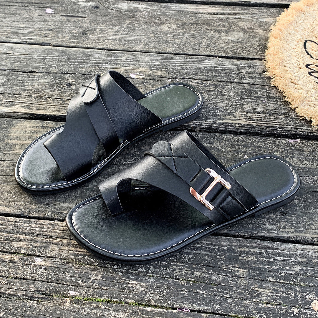 Damen Elegante und komfortable Freizeit-Sandalen mit Verzierung R&B