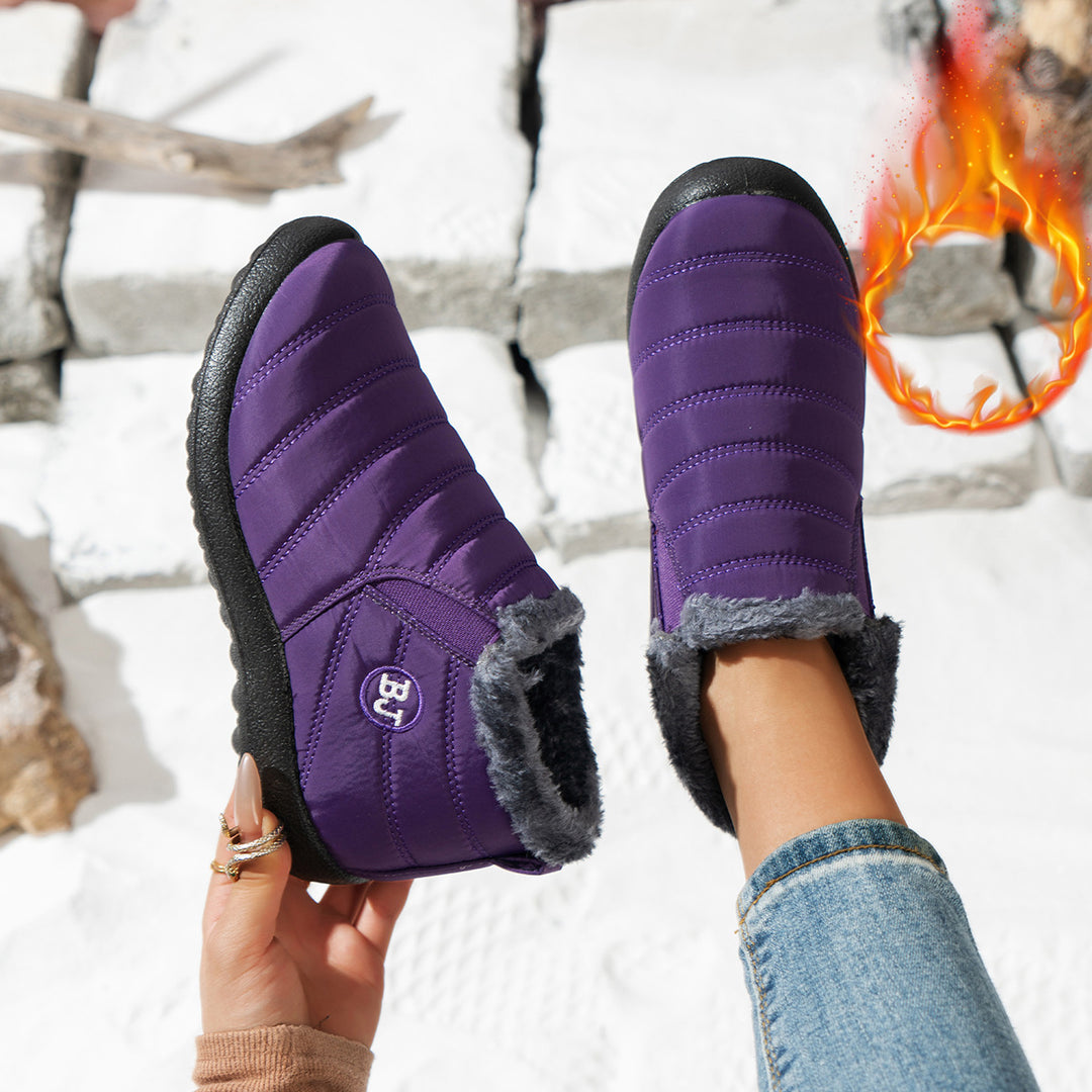 Damen Komfortable Winterboots mit kuscheligem Futter und rutschfester Sohle R&B