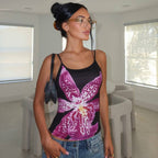 Damen Bustier-Top mit floralem Design R&B