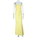 Damen Fließendes Maxikleid mit asymmetrischem Schnitt und eleganter Drapierung R&B