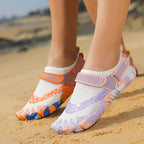 Damen Multifunktionale Aqua-Badeschuhe mit rutschfester Sohle und elastischem Klettverschluss R&B