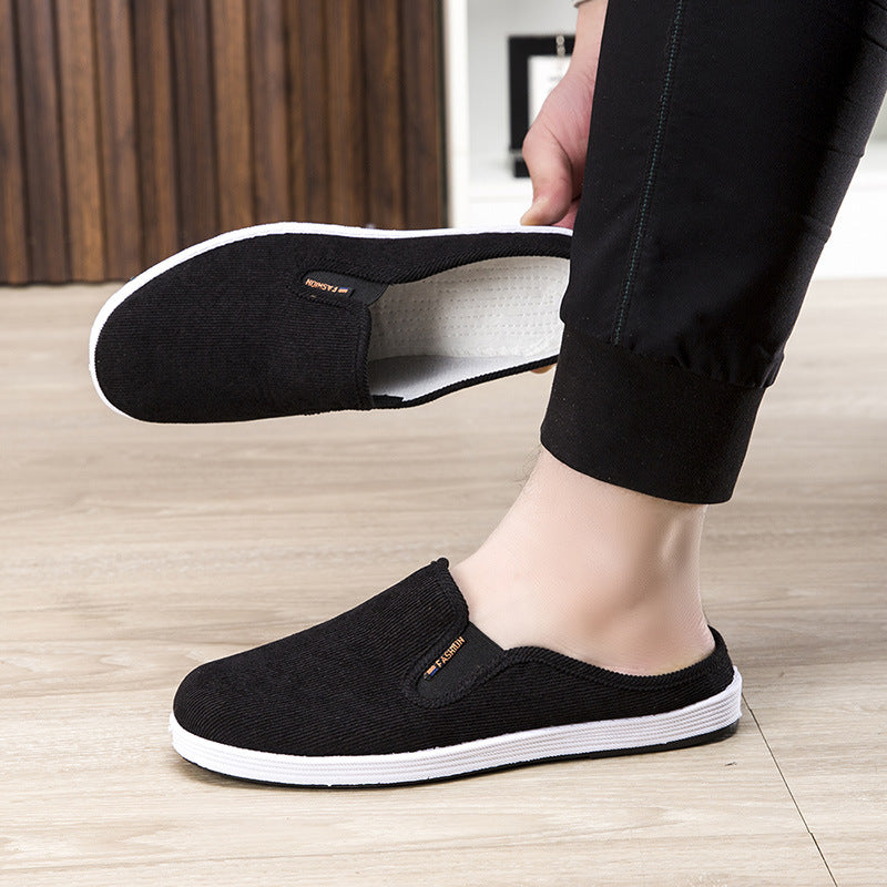 Damen Bequeme Hausschlüpfschuhe mit Rippstruktur R&B