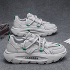 Damen Chunky Sneakers mit atmungsaktiver Mesh-Oberfläche und gepolsterter Sohle R&B
