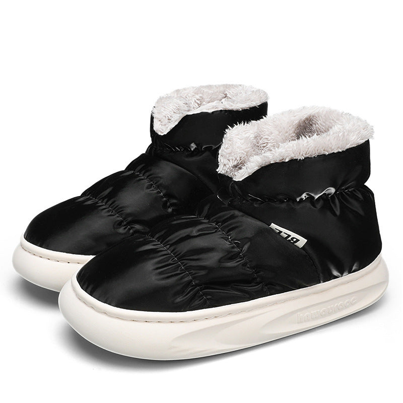 Damen kuschelige Hausschuh-Stiefel R&B