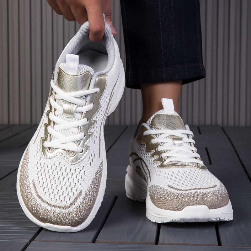Damen Sportliche Laufschuhe mit atmungsaktiver Mesh-Oberfläche und flexibler Dämpfung