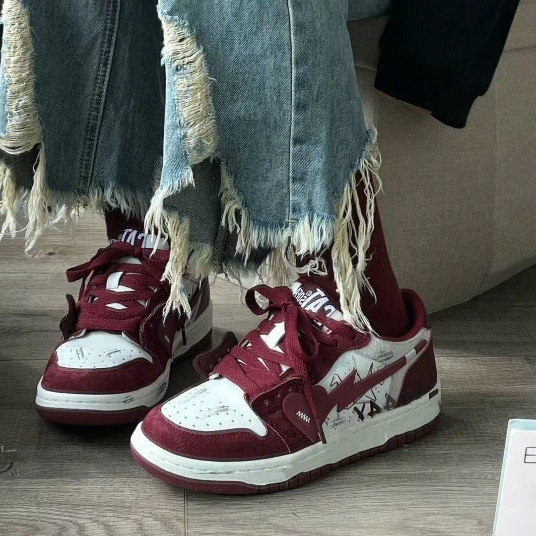 Damen Sportliche Sneakers mit auffälligem Design und komfortabler Dämpfung R&B