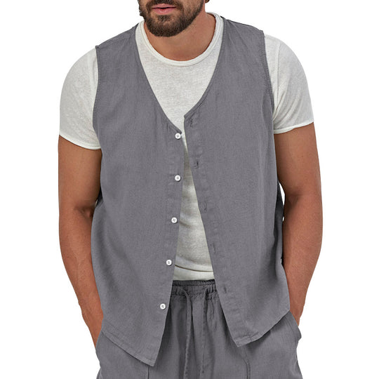 Herren lässige Weste R&B