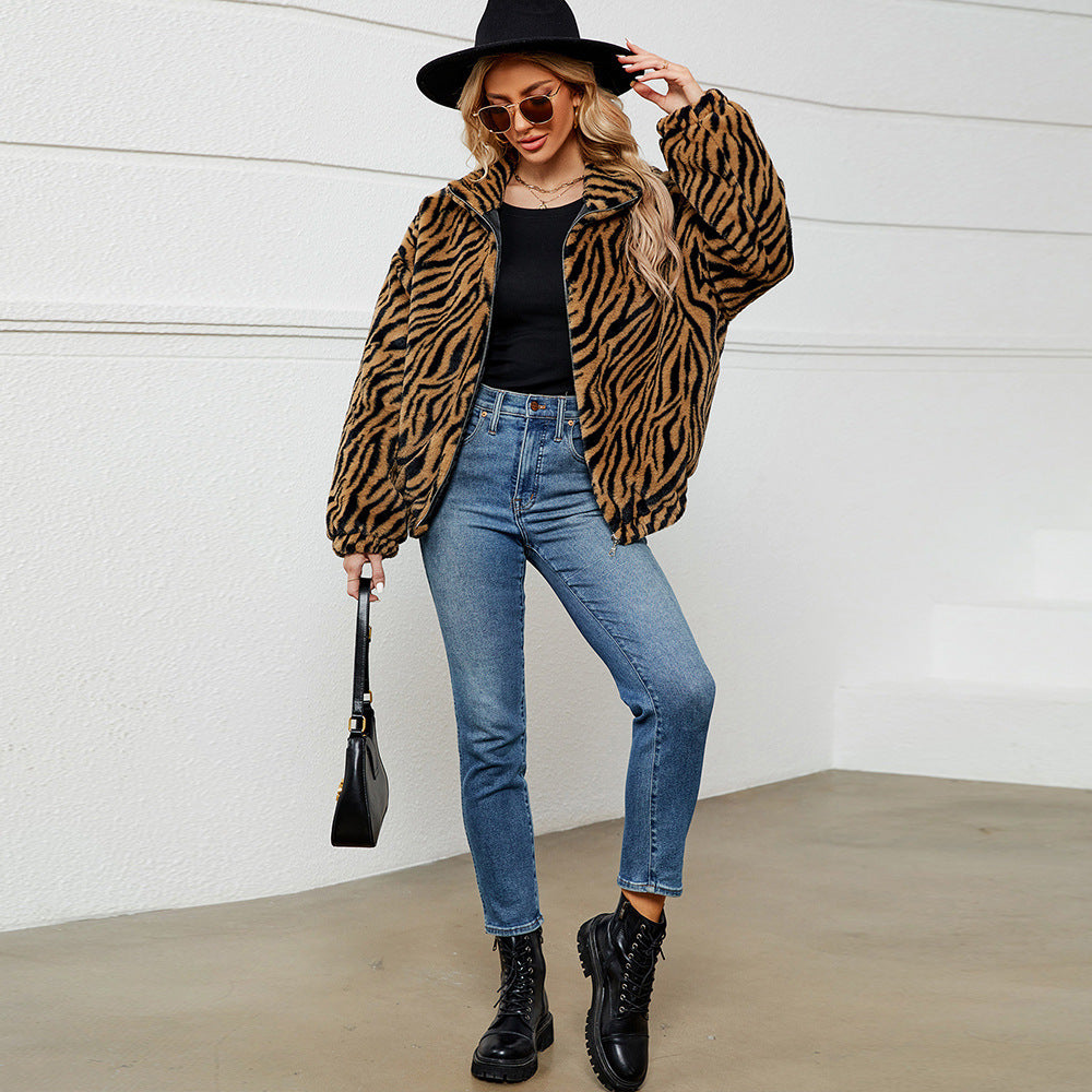 Damen Kuschelige Fleecejacke im ZR&Bradesign R&B