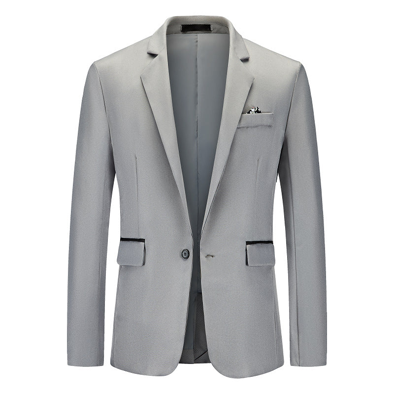 Herren Eleganter Anzugblazer mit feiner Struktur und modernem Schnitt R&B