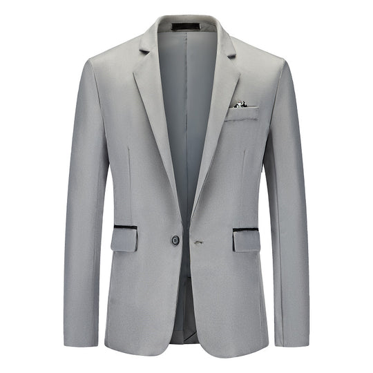 Herren Eleganter Anzugblazer mit feiner Struktur und modernem Schnitt R&B