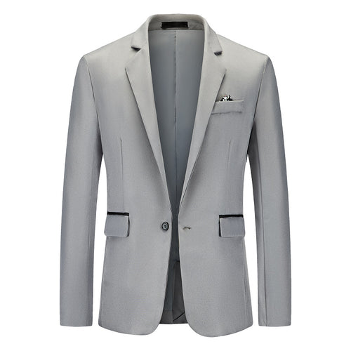 Herren Eleganter Anzugblazer mit feiner Struktur und modernem Schnitt R&B