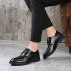 Damen Elegante Business-Lederschnürschuhe R&B