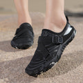 Damen Sportliche Aquafitness-Schuhe mit verstellbarem Gurt und rutschfester Sohle R&B