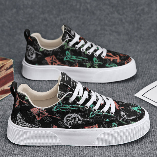 Damen Trendige Sneaker mit einzigartigem Muster R&B