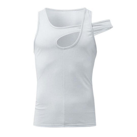 Herren Sportliches Ärmeloses Tanktop mit kreativem Design R&B