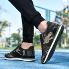 Damen Sportliche Sneakers mit Camouflage-Muster und dämpfender Sohle