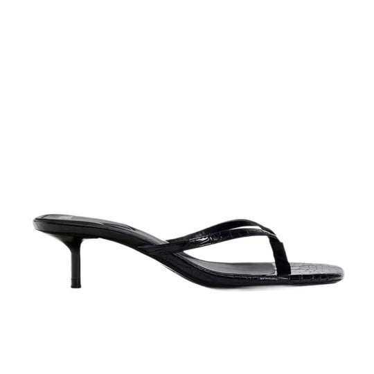 Damen Elegante Riemchen-Sandalen mit Kroko-Prägung R&B