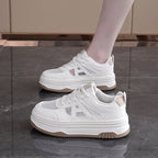 Damen Modische Sneakers mit extra dicker Sohle R&B