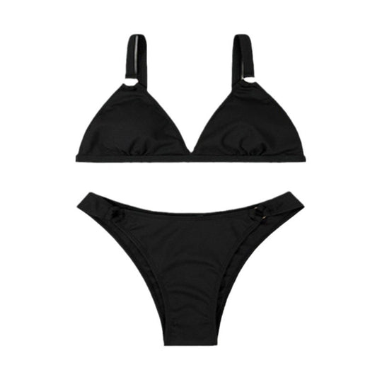 Damen Triangel-Bikini mit edlen Ringen R&B