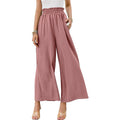 Damen Weite Palazzo-Hose mit elastischem Bund R&B