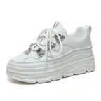 Damen Sneakers mit glitzernden Applikationen R&B