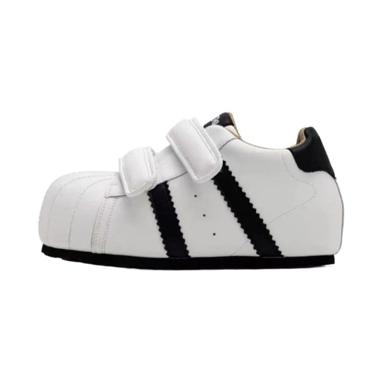 Damen Bequeme Sneakers mit doppeltem Klettverschluss und sportlichem Design R&B