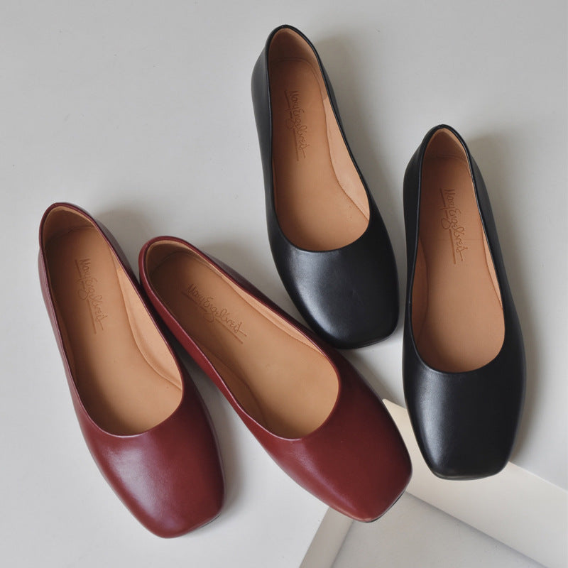 Damen Elegante Ballerinas mit rutschfester Sohle