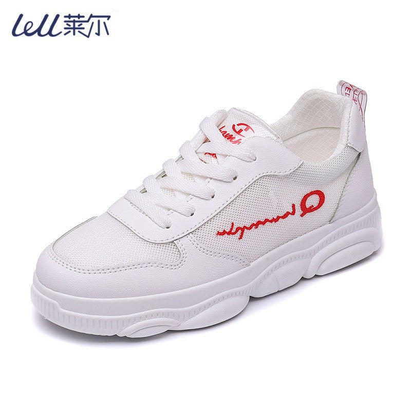 Damen Sportliche Sneaker mit atmungsaktiver Mesh-Oberfläche und gepolsterter Dämpfung R&B