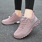 Damen atmungsaktive Laufschuhe mit elastischem Schnellschnürsystem R&B